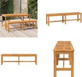vidaXL Tuinbank 150 cm massief acaciahout