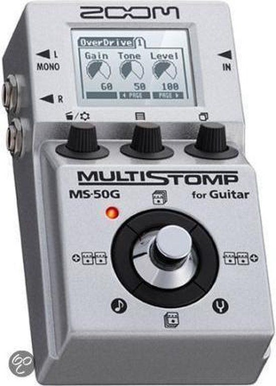 Zoom Multistomp MS-50G digitaal multi-effectpedaal voor gitaar