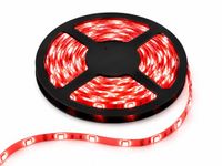 LED Strip Rouge - 3 Mètre - 60 LED Par Mètre - Étanche