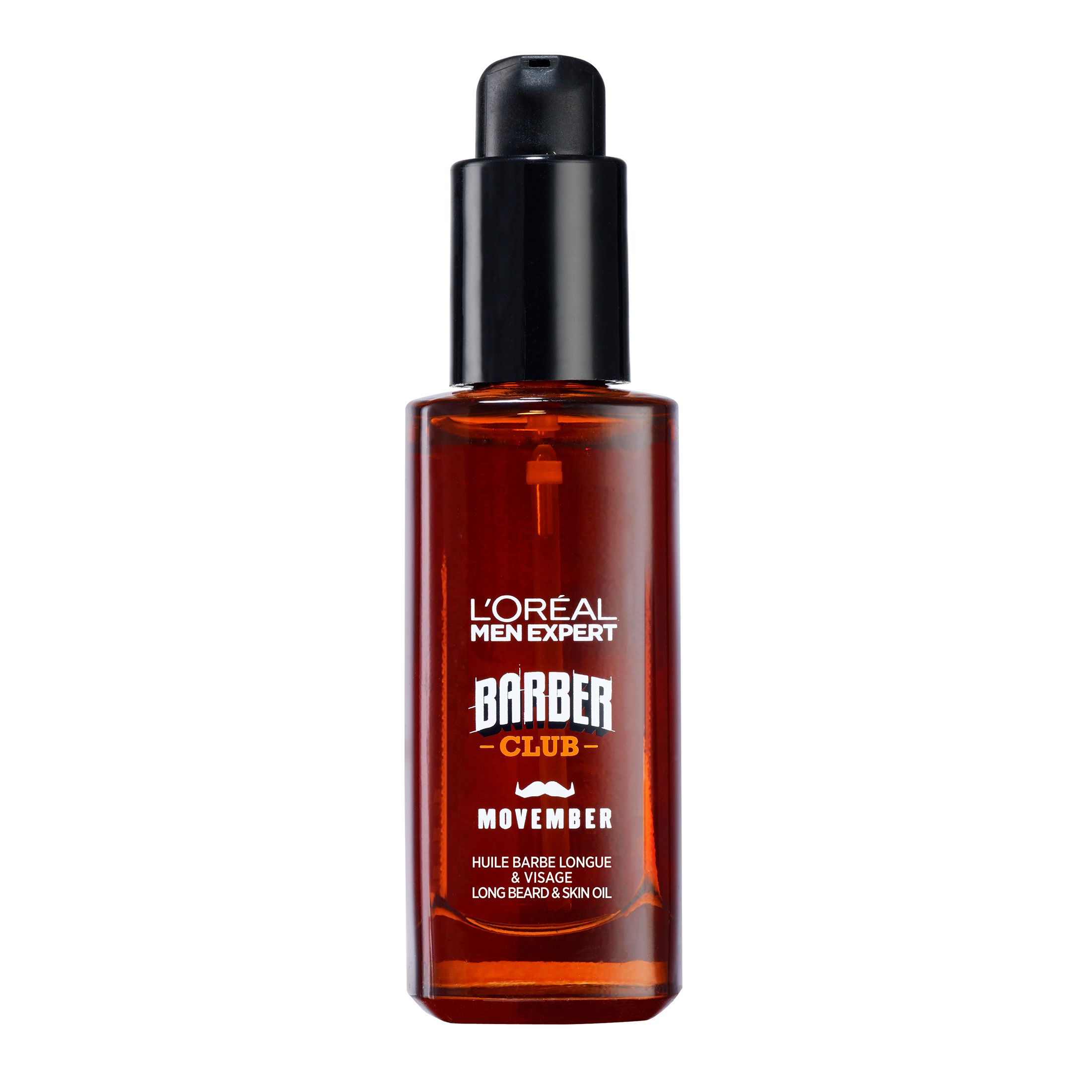 L'Oréal Paris Men Expert Barber Club Baardolie voor baard, snor & gezicht - 30 ml - Limited Movember