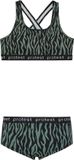 Protest Prtmonica Jr Bralette Bikini Set Meisjes Dierenprint Veggie Green