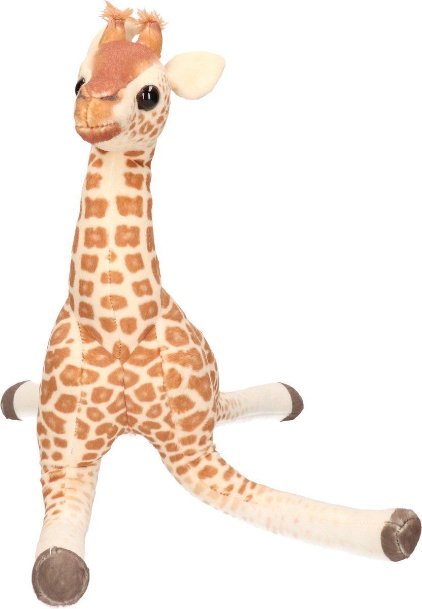 Wild Republic Knuffel Giraffe Junior 20 Cm Pluche Oranje/wit