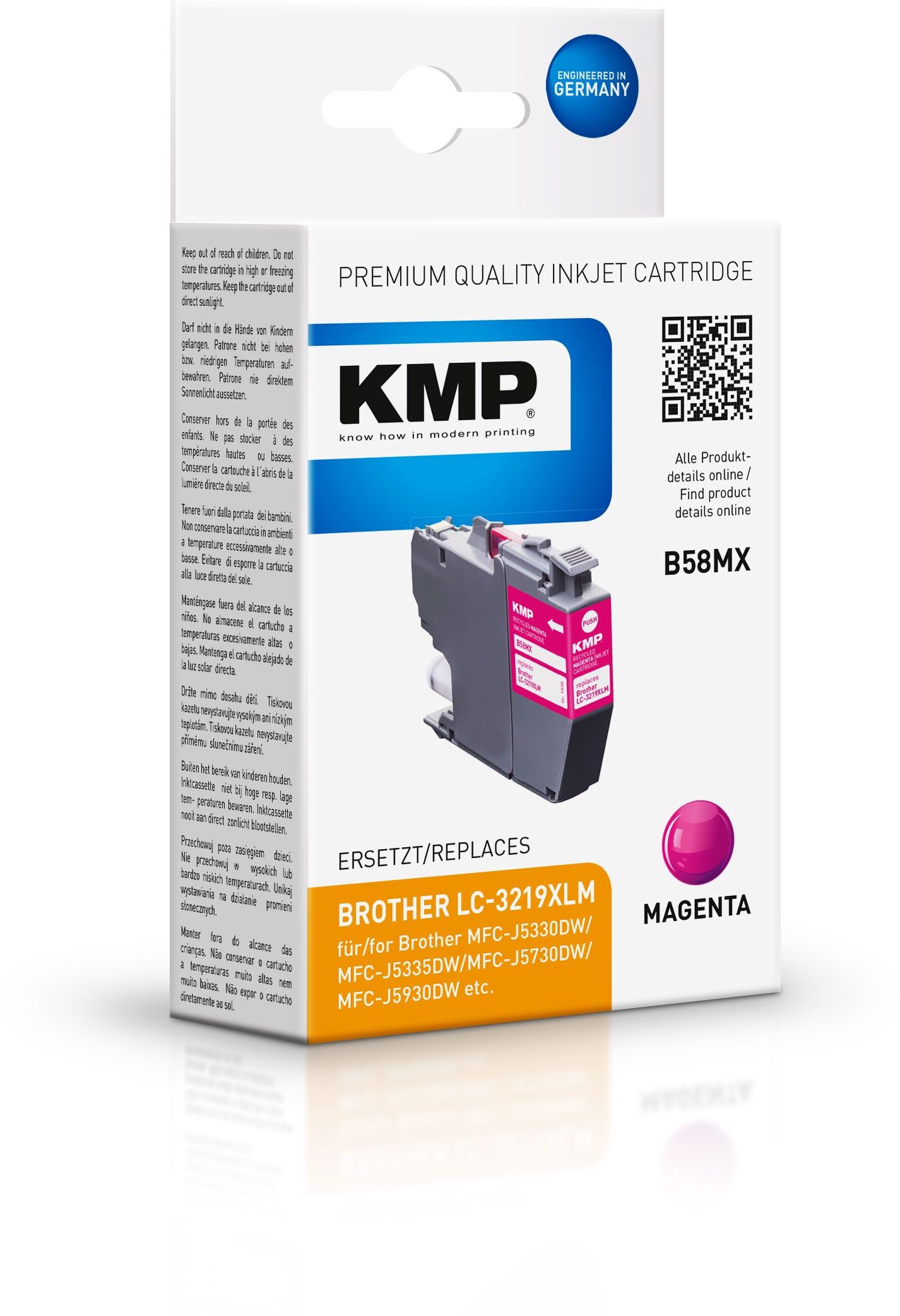 KMP 1538,4006 - Inktcartridge - magenta - Brother - LC3219XLM - Hoog (XL) rendement
