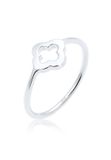 Elli - Ring - Dames Klaverblad Geluksgeluk in 925 sterling zilver