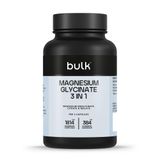 Bulk Magnésium 3-en-1 Complexe | 900mg à haute absorption | Complément magnésium triple force bisglycinate, citrate, malate | Soutient la fonction musculaire | 180 comprimés