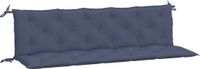 vidaXL Tuinbankkussens 2 st 180x50x7 cm oxford stof marineblauw