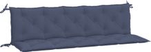 vidaXL Tuinbankkussens 2 st 180x50x7 cm oxford stof marineblauw
