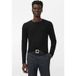 John Varvatos Clemente Col Rond Noir
