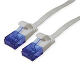 Value UTP patchkabel, Cat.6A (Class EA), extra plat, grijs, 3 m