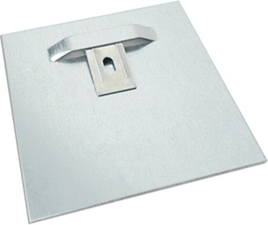 FotoCadeau Ophangsysteem Aluminium wanddecoratie - Dibond ophangplaat - 10x10 cm