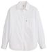 Levi's Harlie New Overhemd Vrouw Wit Katoen Lang Klassieke kraag