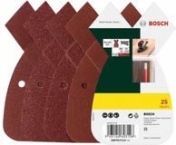 Bosch set de 25 pièces de papier abrasif pour ponceuses multifonctions - grain 80; 120; 180