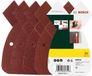 Bosch set de 25 pièces de papier abrasif pour ponceuses multifonctions - grain 80; 120; 180
