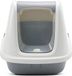 Savic Kattentoilet Nestor Giant - Kattenbak - 75.5x56x55.5 cm Wit Grijs Xxl