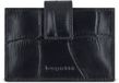 Bugatti Nevio Kredietkaart etui RFID-bescherming Leer 11 cm - 5 Sleuven - zwart