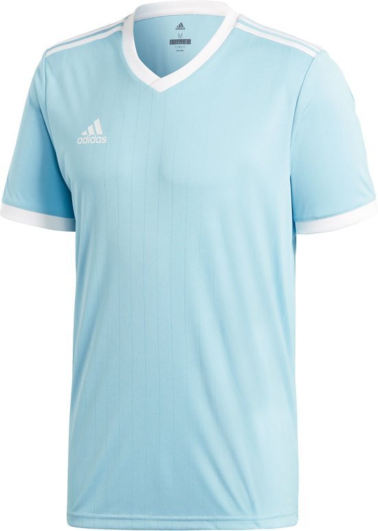Adidas Tabela 18 SS Jersey Teamshirt Heren Sportshirt - Maat S - Mannen - blauw/wit