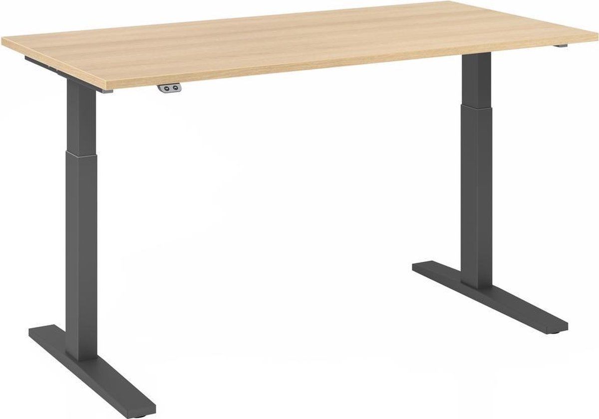 hjh OFFICE PRO Bureau - In Hoogte Verstelbaar - Meerkleurig - Xmka 16 G - 160x80 -