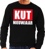 Bellatio Decorations Shoppartners Bv Foute Oud & Nieuw Trui/Sweater - Kut Nieuwjaar - Zwart - Heren XL