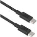 ACT USB-C naar USB-C kabel 240W PD 3.2 noir, 1m, câble de recharge rapide - câble de données tressé en nylon USB 2.0 (EPR AVS) pour ordinateur portable//iPad/Samsung/Android - AC3086