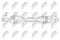 NTY Antriebswelle NPW-HD-054 Vorderachse links | Compatibel met: HONDA JAZZ IV