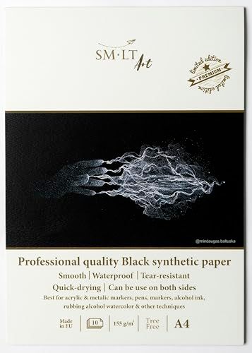 SM-LT Beaux-Arts Yupo zwart A4-10 vellen 155 gsm