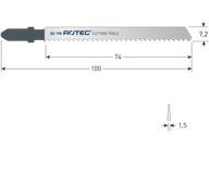 Rotec Scie sauteuse | DC190 | T101BR | 2 Pièces - 520.0192
