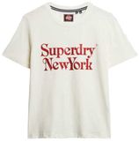 Superdry Brand Mark T-shirt Dames Chalk White