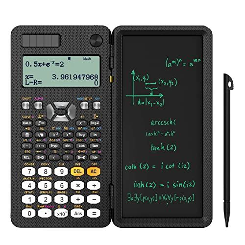 NEWYES Calculatrice Scientifique D'ingénierie avec tablet D'écriture,417 fonctions,avec batterij solaire,mise à niveau 991ES, pour Étudiants, Enseignants, Ingénieur,avec Un Stylo Inclus