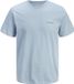 JACK & JONES T-shirt pour garçon JJBRANDON TEE SS CREW NECK JNR Bleu Céleste