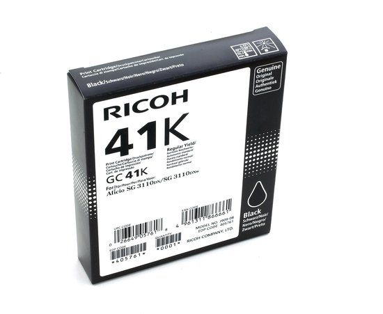 Ricoh GC41 Black Ink Cartridge - Original