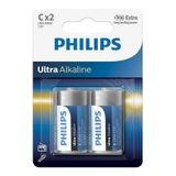 Philips Phillips LR14 Alkaline Batteries - 1.5 Volt - Pack of 2