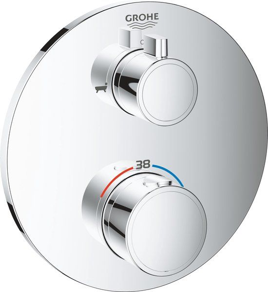 GROHE Grohtherm Thermostatische Inbouw Douchekraan - Chroom