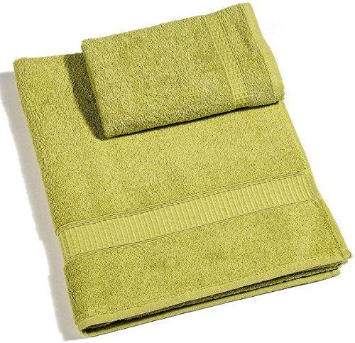 Caleffi Handdoek met gastendoek pistache - 55684