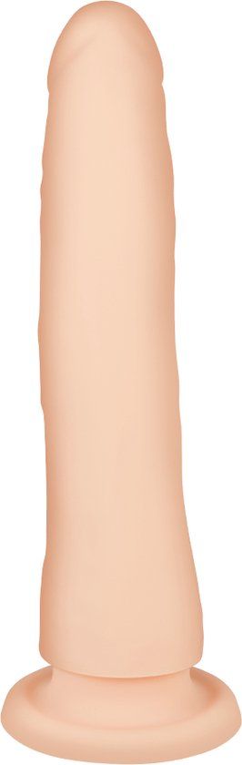 EIS Natuurlijke dildo met zuignap, siliconen, 22 cm inbrenglengte, 3.3 cm diameter, natuurkleur