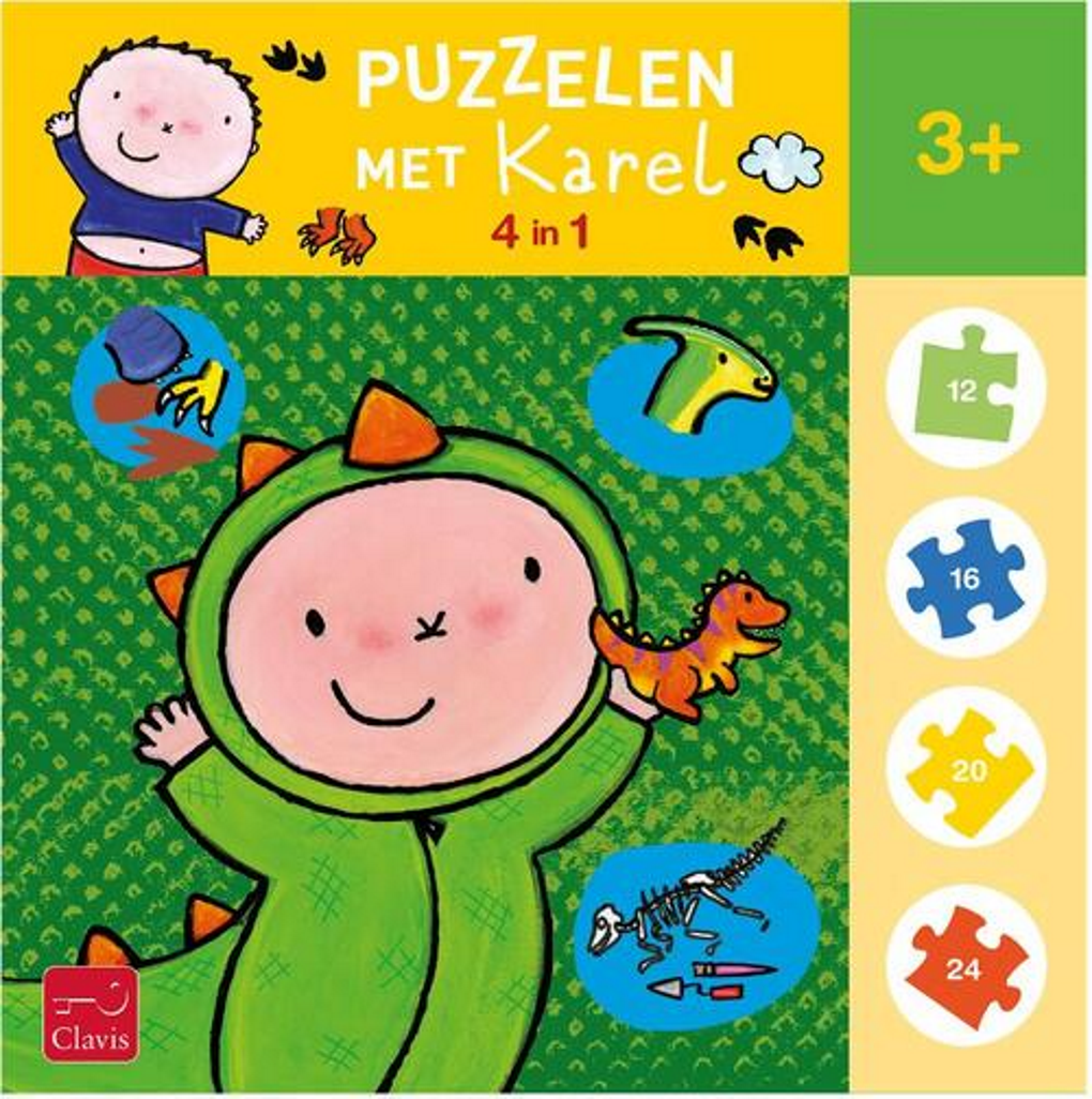 Clavis - Karel 4 in 1 Puzzel