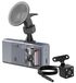 Avizar Dashcam 3 canaux, caméra Full HD, fonction vision nocturne et WiFi, noir