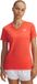 Under Armour Tech SSV- Solid-Rood Dames Sportshirt - Venom Rood - Wit