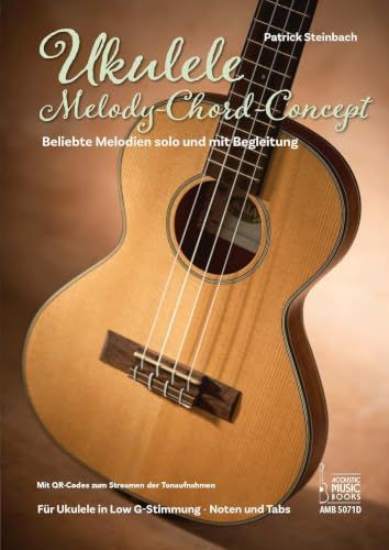 Ukulele Acoustic Music Books Ukulele Melody-Chord-Concept