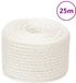 vidaXL Werktouw 16 mm 25 m polypropeen wit