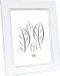 Deknudt Frames fotolijst S46FF1 - wit geschilderd - voor foto 13x13 cm