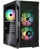 Silverstone FARA H1M PRO, stijlvolle en opvallende micro-ATX-gaming-behuizing met ARGB-verlichting, SST-FAH1MB-PRO