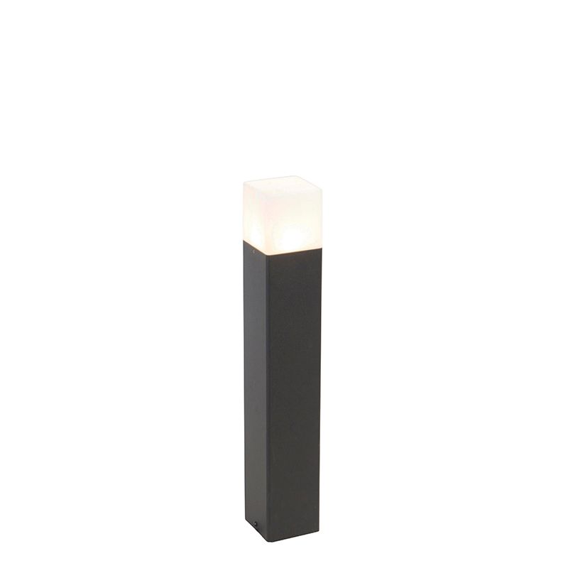 QAZQA Denmark - Staande Buitenlamp - 1 lichts - H 50 cm - Wit - Aluminium