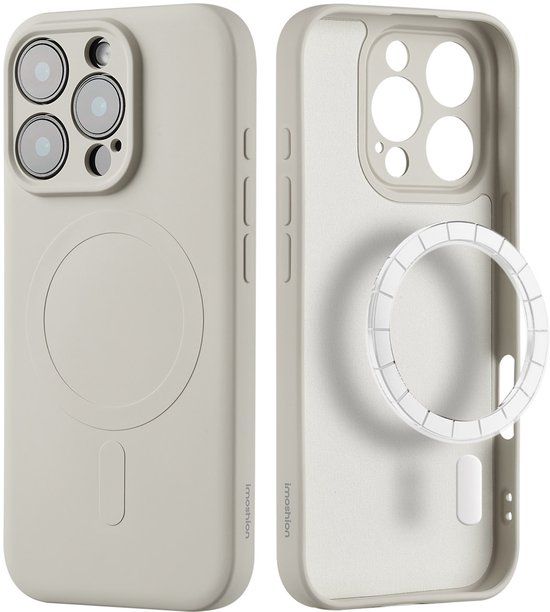imoshion Color Backcover geschikt voor MagSafe - Beige - Apple iPhone 16 Pro