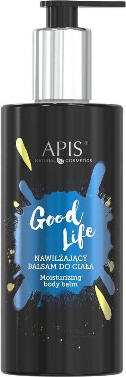 APIS GOOD LIFE hydraterende balsem voor het lichaam met linnen, aloë, mango en kersen, geparfumeerde lijn en gehydrateerde huid, 300 ml