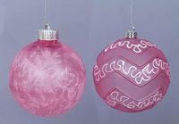 Euronatale L.ESP. PVC bal roze 100mm