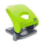 Rapesco 1529 X5-40ps Less Effort 2-Gaats Perforator, 40 Vel Capaciteit | Groen