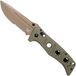 Benchmade 275SFE-2 Sibert Adamas OD Green G10, Flat Earth Serrated zakmes, Shane Sibert design