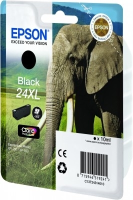 Epson Singlepack Black 24XL Claria Photo HD Ink