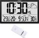 GreenBlue - Klok - LCD Wandklok - Klok met weerstation en thermometer GB218