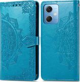 iMoshion Mandala Bookcase Hoesje voor Xiaomi Redmi Note 12 / 11 4G - Turquoise